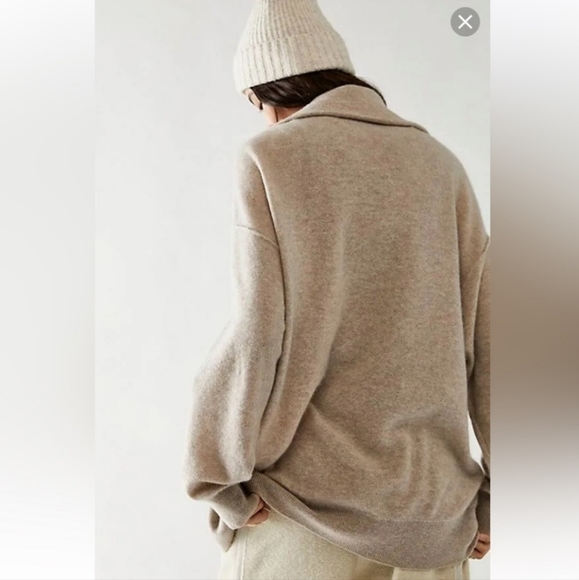 Free People Swim Too Deep Cashmere Cardigan - lime - Picture 14 of 15